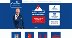 Desktop Screenshot of miroiterie-launay-ouvertures.com